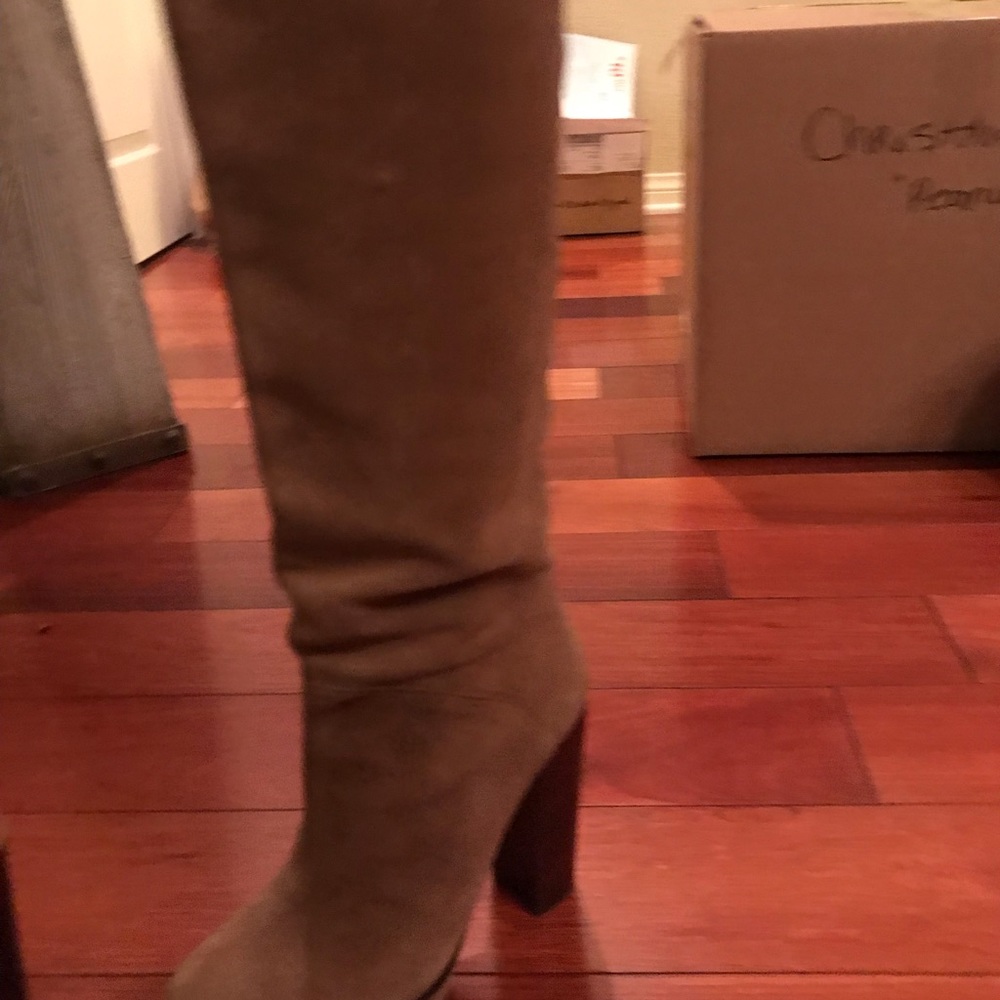 Heidi Klum Knee High Platform Boot 38.5 - Picture 3 of 5